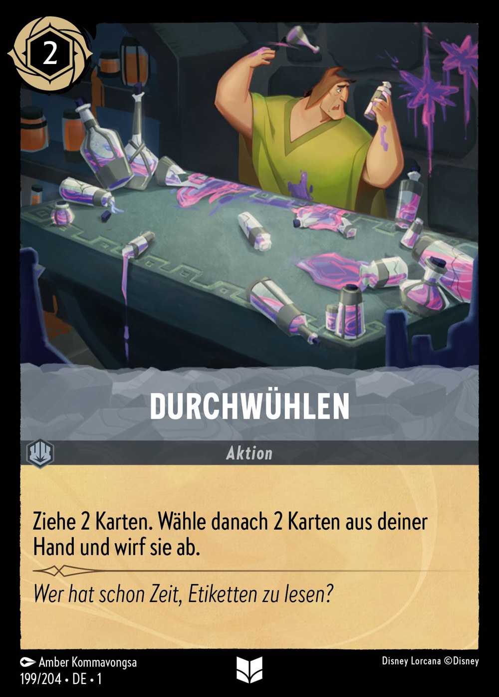 Durchwühlen 199/204 – Das Erste Kapitel – Disney Lorcana – Deutsch – Near Mint