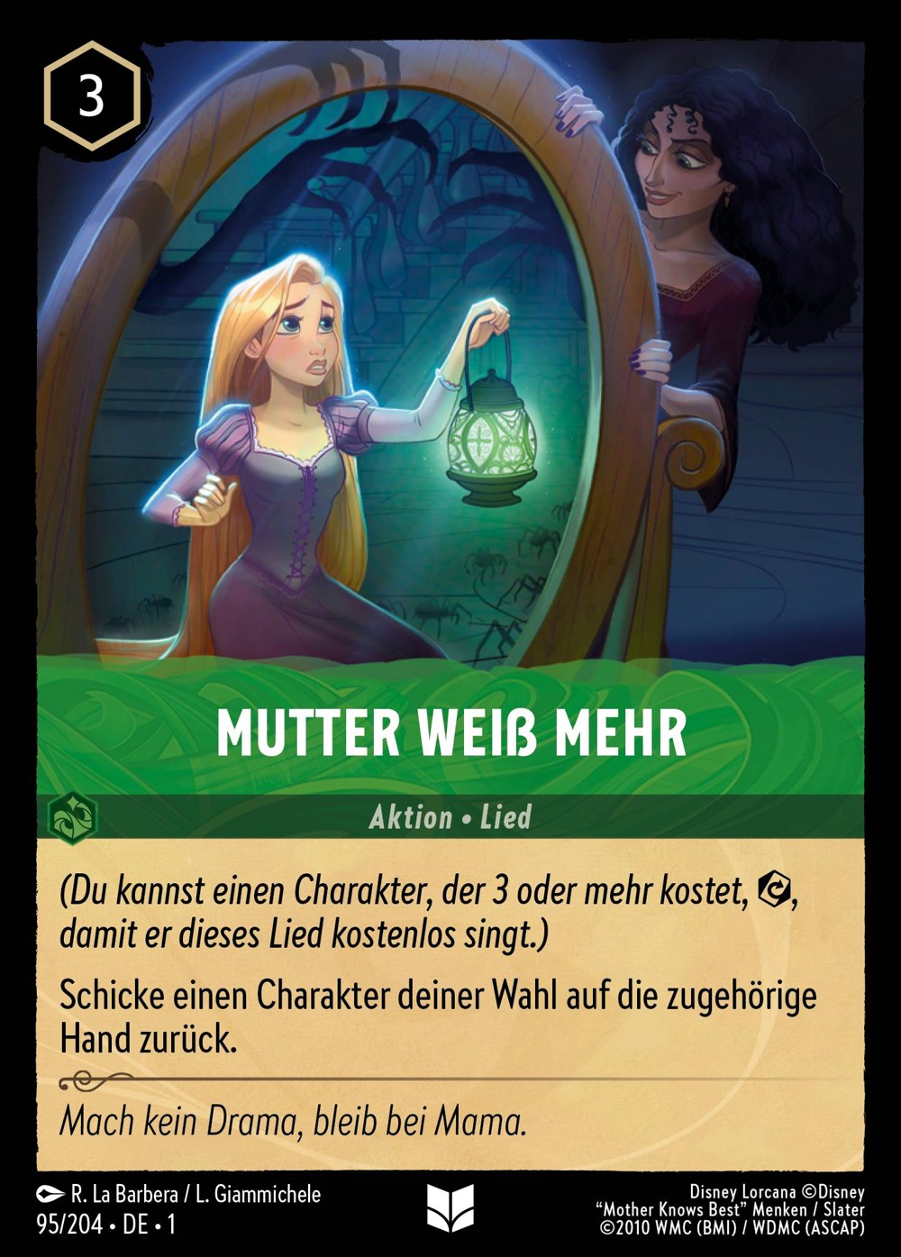 Mutter weiß mehr 95/204 – Das Erste Kapitel – Disney Lorcana – Deutsch – Near Mint