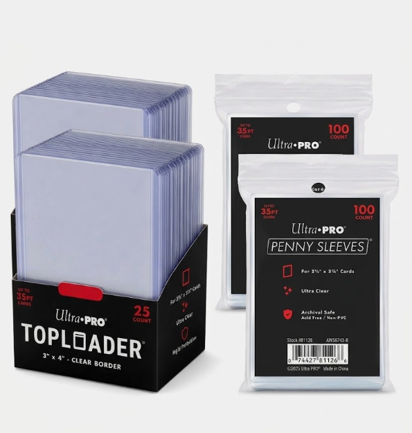Ultra Pro Sleeves Toploader Schutzhüllen für Pokemon Yugioh Magic, One Piece
