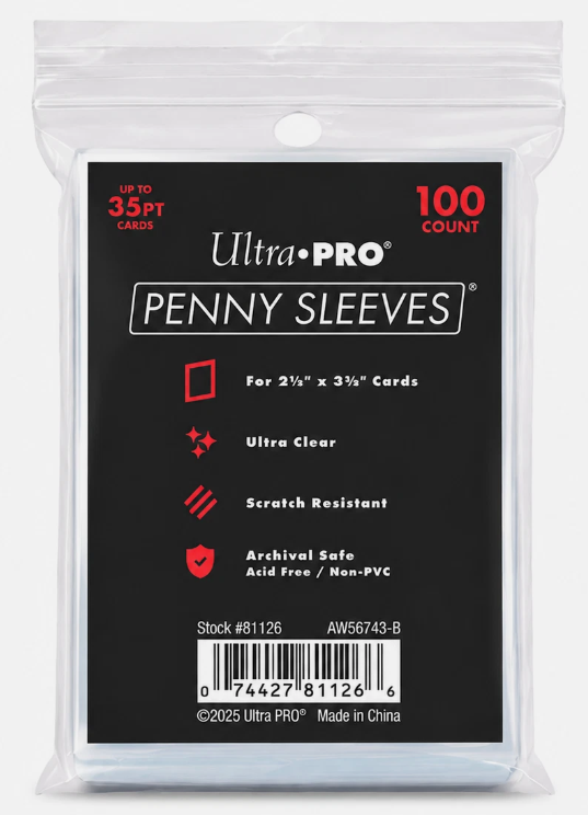 Aktion: 100 Penny Sleeves Ultra PRO (max. 1 pro Bestellung)