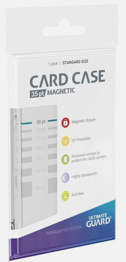 1 - 10 Ultimate Guard Magnetic Card Case 35 pt UV-Schutz Pokémon Yu-Gi-Oh Karten