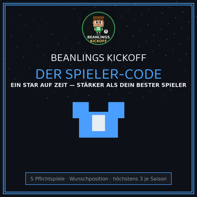 Beanlings Kickoff Spieler-Code — Star auf Zeit, 5 Einsätze, digitaler Code