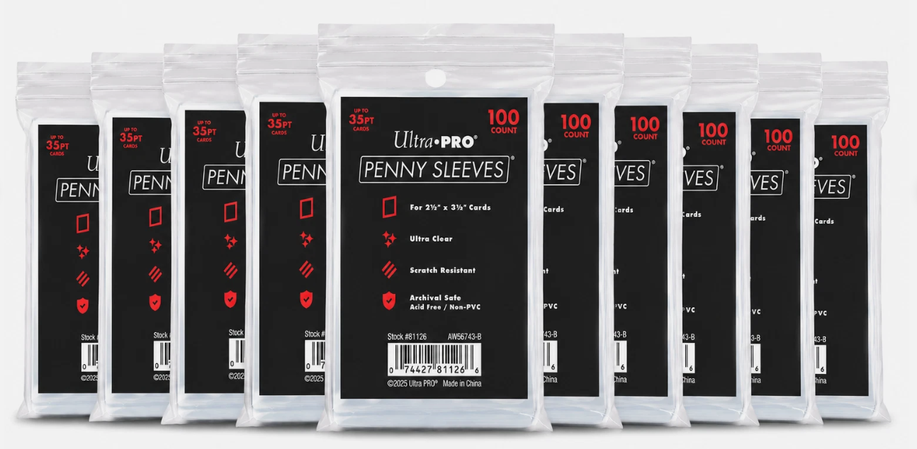 Ultra PRO Penny Sleeves 10x 100 Stück Tradingcard Sammelhüllen 2,5x3,5