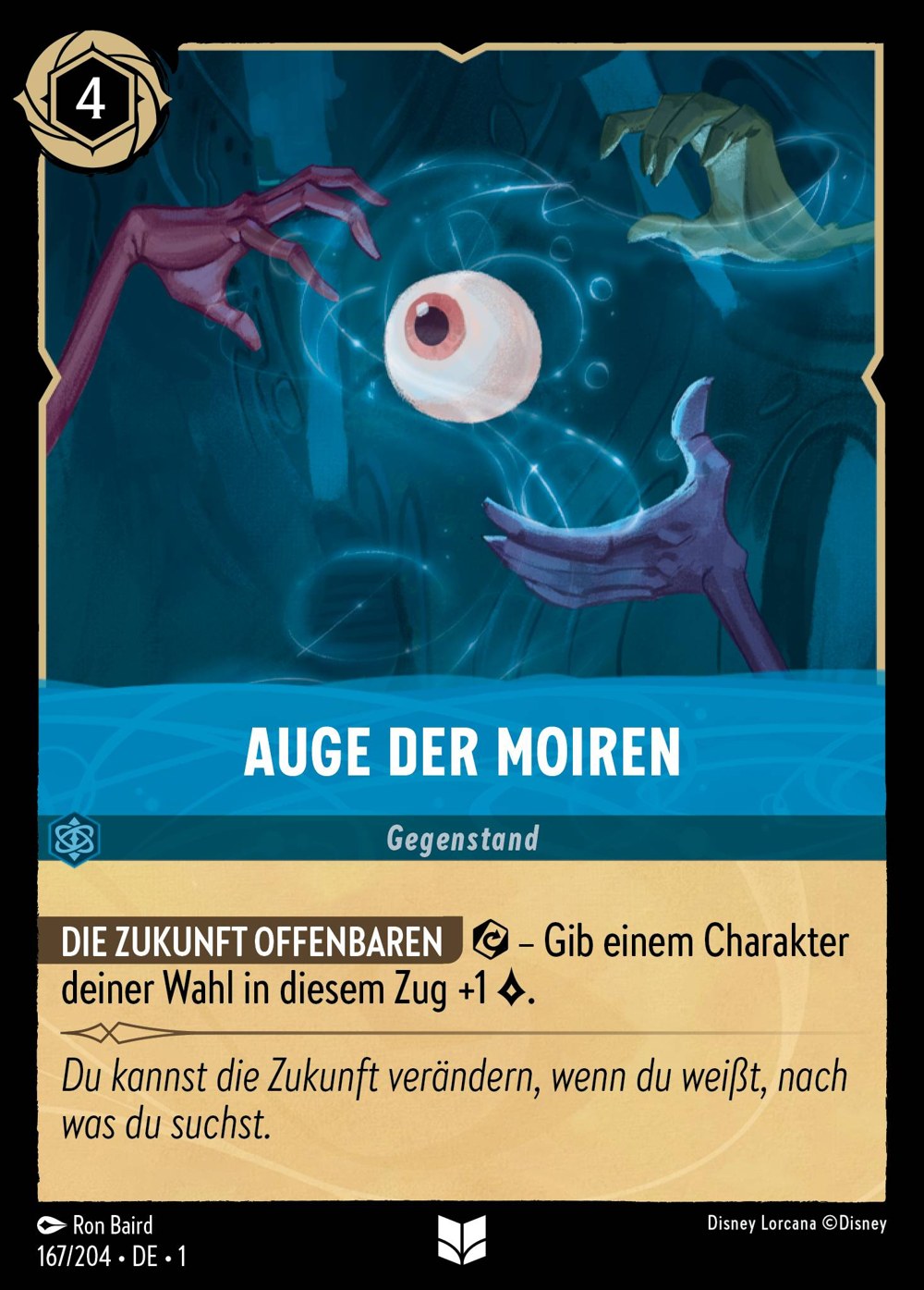 Auge der Moiren 167/204 – Das Erste Kapitel – Disney Lorcana – Deutsch – Near Mint