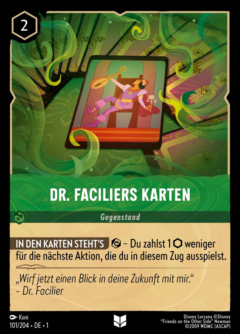 Dr. Faciliers Karten 101/204 – Das Erste Kapitel – Disney Lorcana – Deutsch – Near Mint