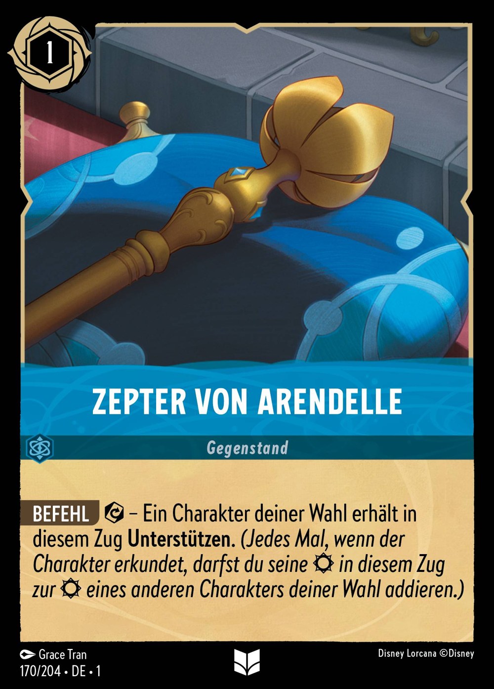 Zepter von Arendelle 170/204 – Das Erste Kapitel – Disney Lorcana – Deutsch – Near Mint