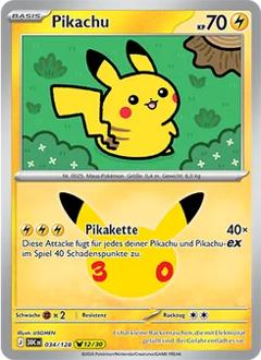 Pikachu Nr. 034