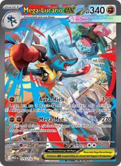 Mega-Lucario-ex (179) aus dem Set Mega-Entwicklung