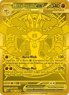 Mega-Lucario-ex (188) aus dem Set Mega-Entwicklung