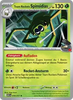 Team Rockets Spinsidias Nr. 019