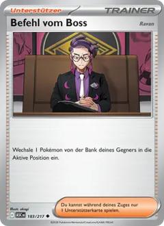 Befehl vom Boss Nr. 183