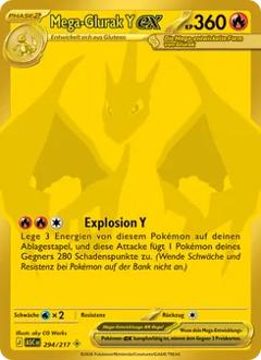 Mega-Glurak Y-ex (294) aus dem Set Erhabene Helden