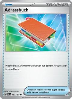 Adressbuch Nr. 182