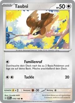 Taubsi Nr. 016
