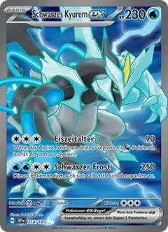 Schwarzes Kyurem-ex Nr. 218