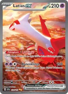 Latias-ex (239) aus dem Set Stürmische Funken