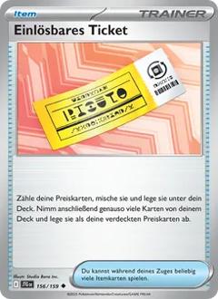 Einlösbares Ticket Nr. 156