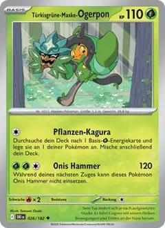 Türkisgrüne-Maske-Ogerpon Nr. 026