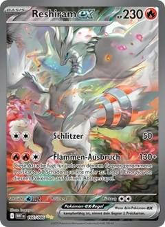 Reshiram-ex (166) aus dem Set Weiße Flammen