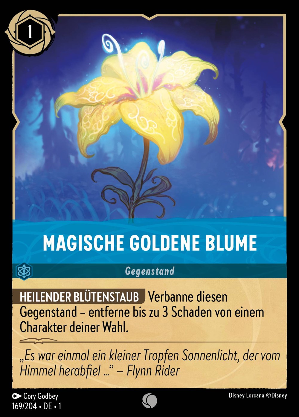 Magische Goldene Blume 169/204 – Das Erste Kapitel – Disney Lorcana – Deutsch – Near Mint