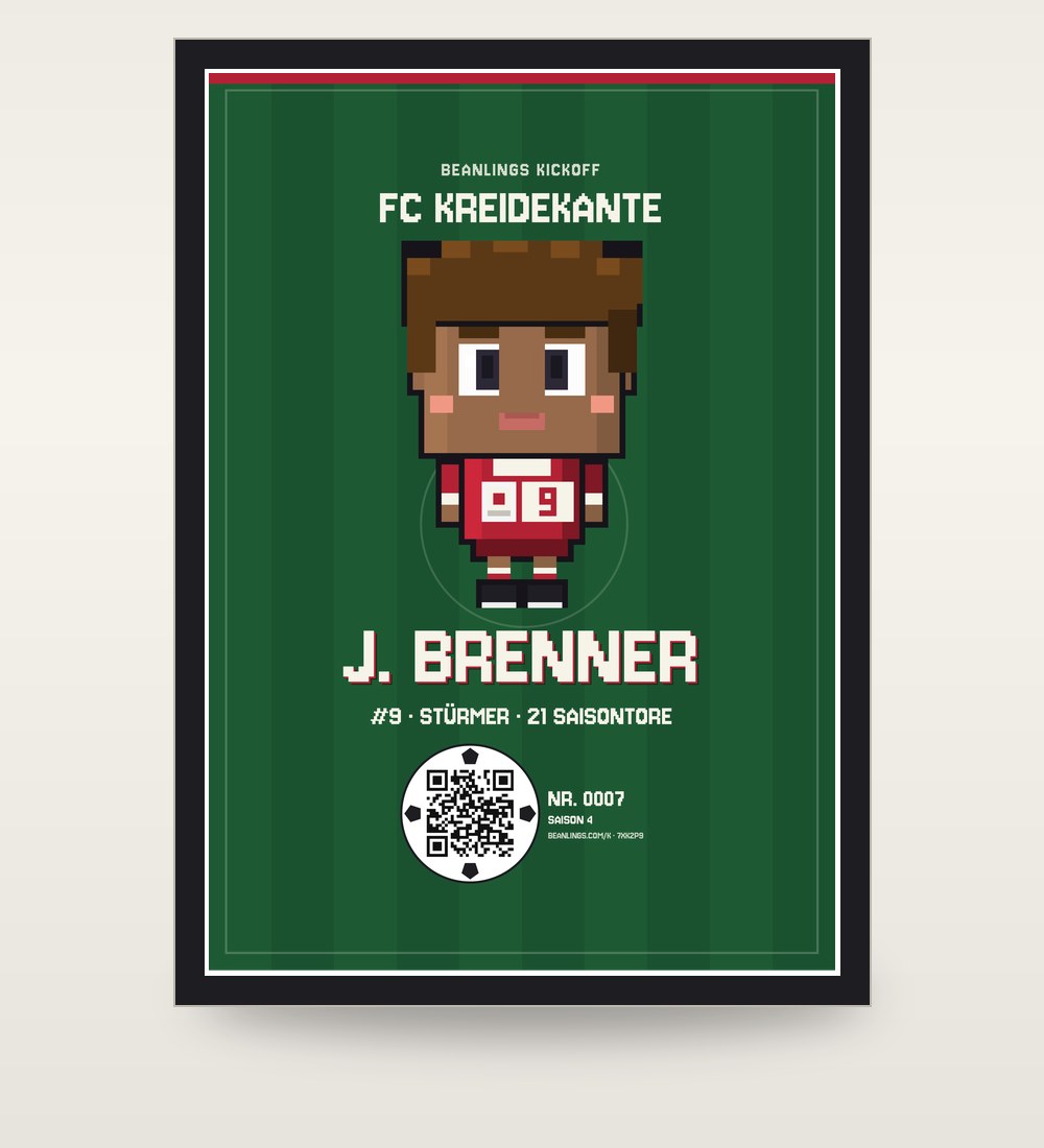 Gerahmtes Poster