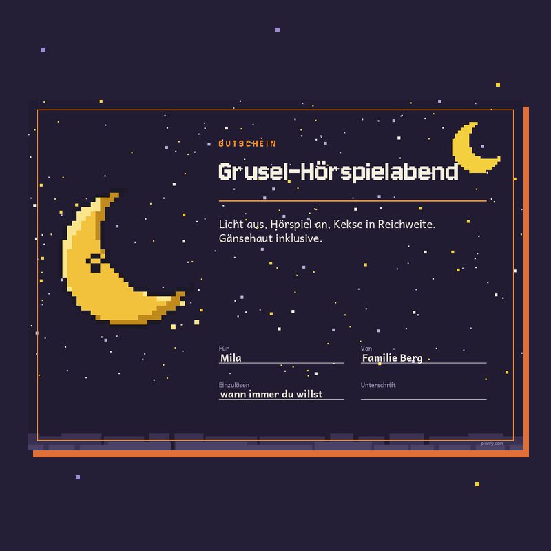 Gutschein „Grusel-Hörspielabend“
