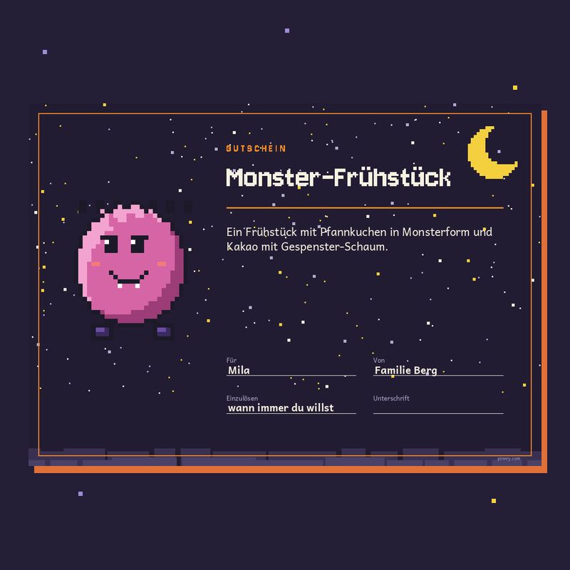 Gutschein „Monster-Frühstück“