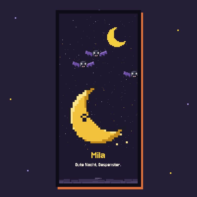 Handy-Hintergrund Schläfriger Mond