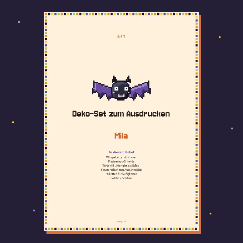 Deko-Set zum Ausdrucken