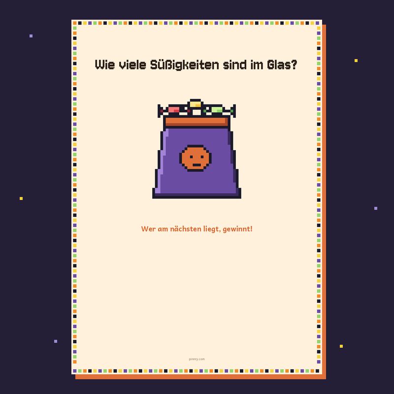 Schätzspiel: Wie viele Süßigkeiten?