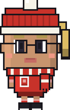 Die Pixelfigur von Lotta