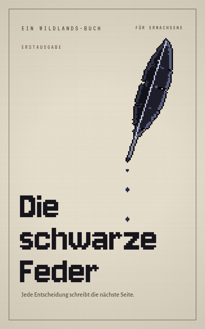 Die schwarze Feder · interaktives Wildlands-Buch für Erwachsene (digital)