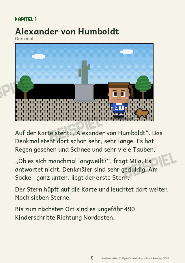 Beispielseite aus dem Buch für Berlin