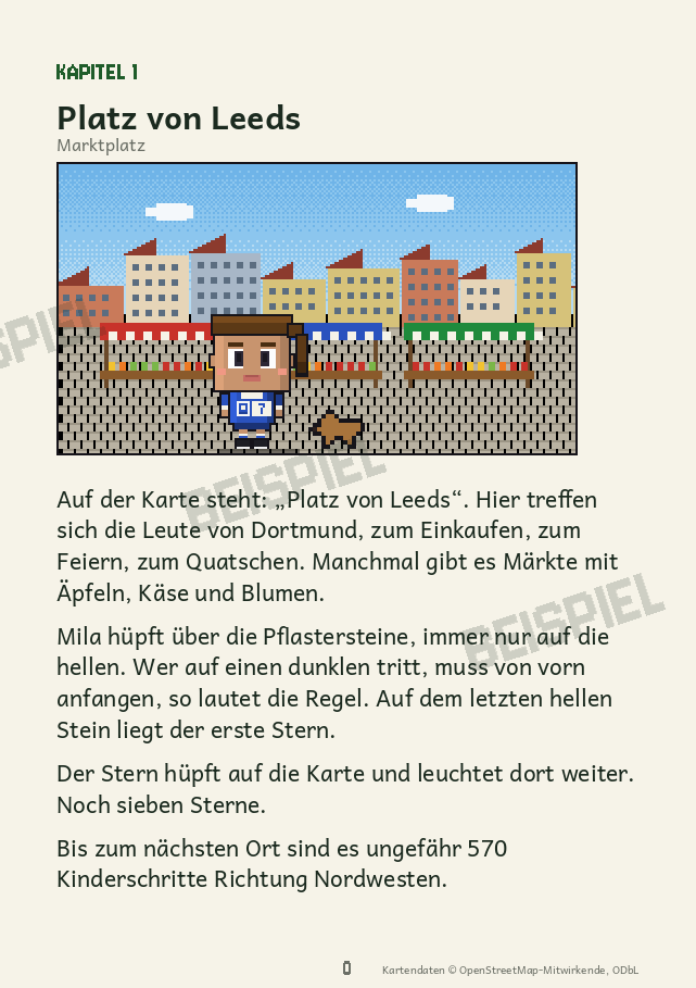 Beispielseite aus dem Buch für Dortmund
