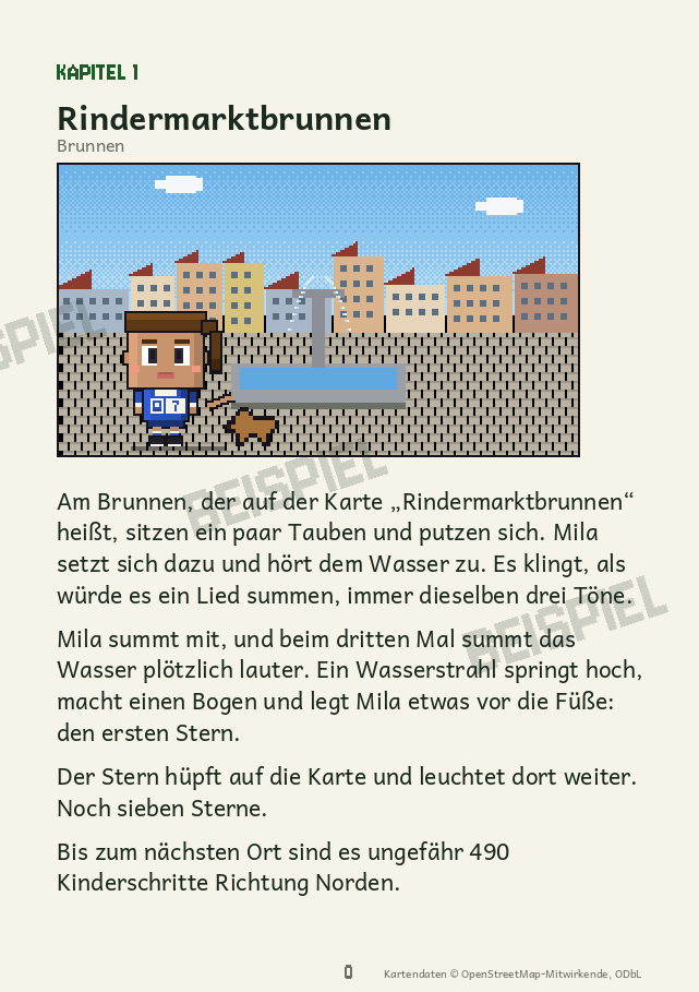 Beispielseite aus dem Buch für München