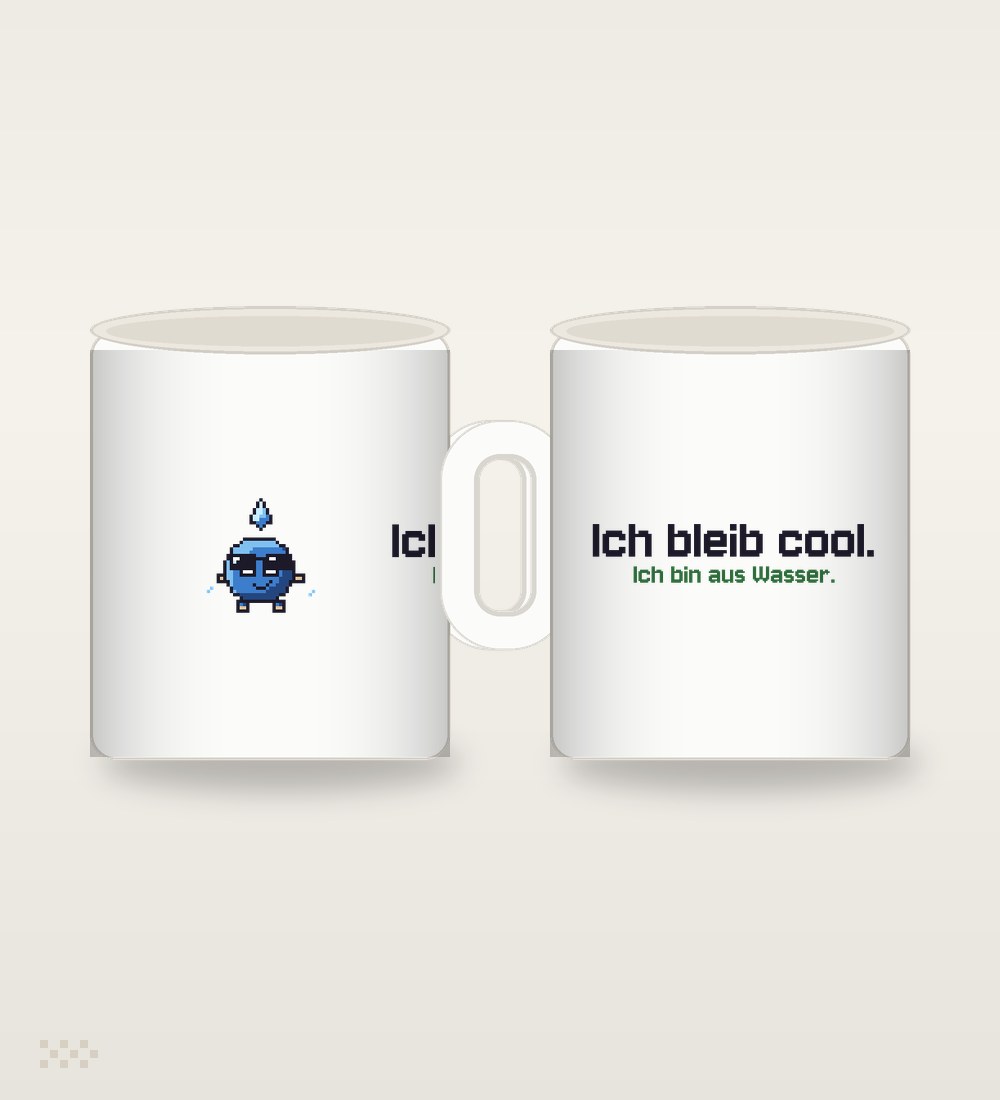 Water Beanling: Ich bleib cool. Ich bin aus Wasser.