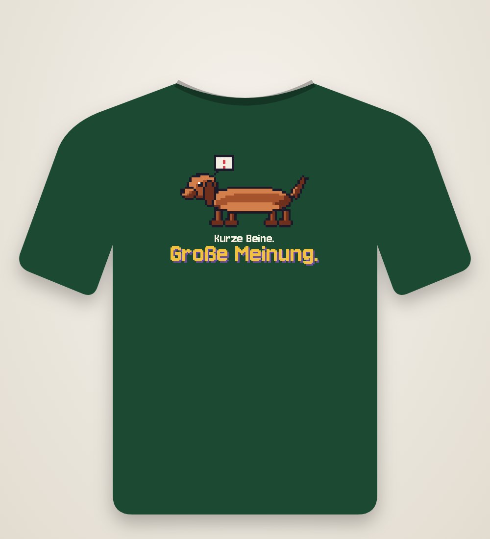 Dachshund: Kurze Beine. Große Meinung.
