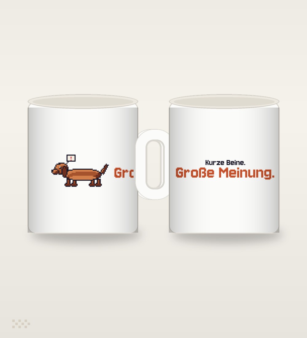 Dachshund: Kurze Beine. Große Meinung.