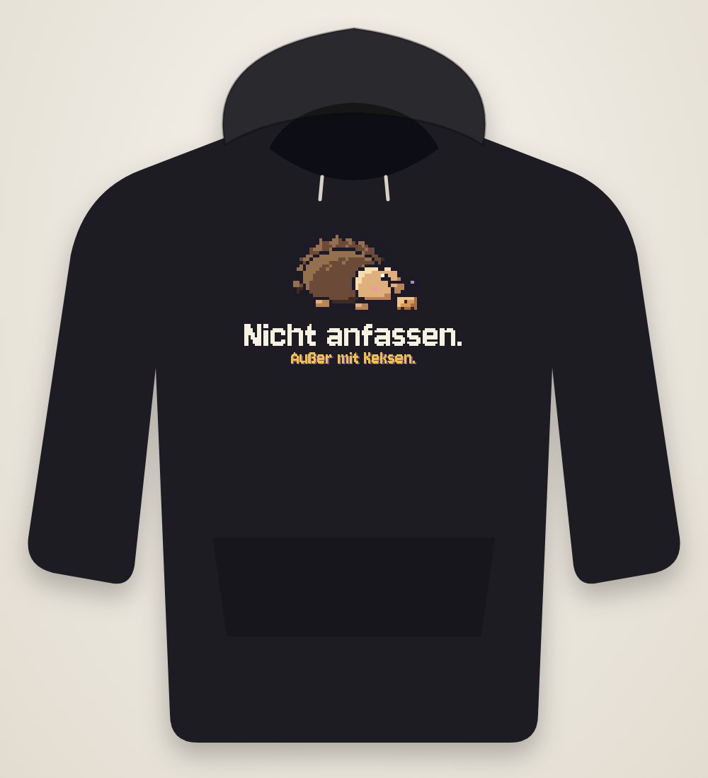 Igel: Nicht anfassen. Außer mit Keksen.