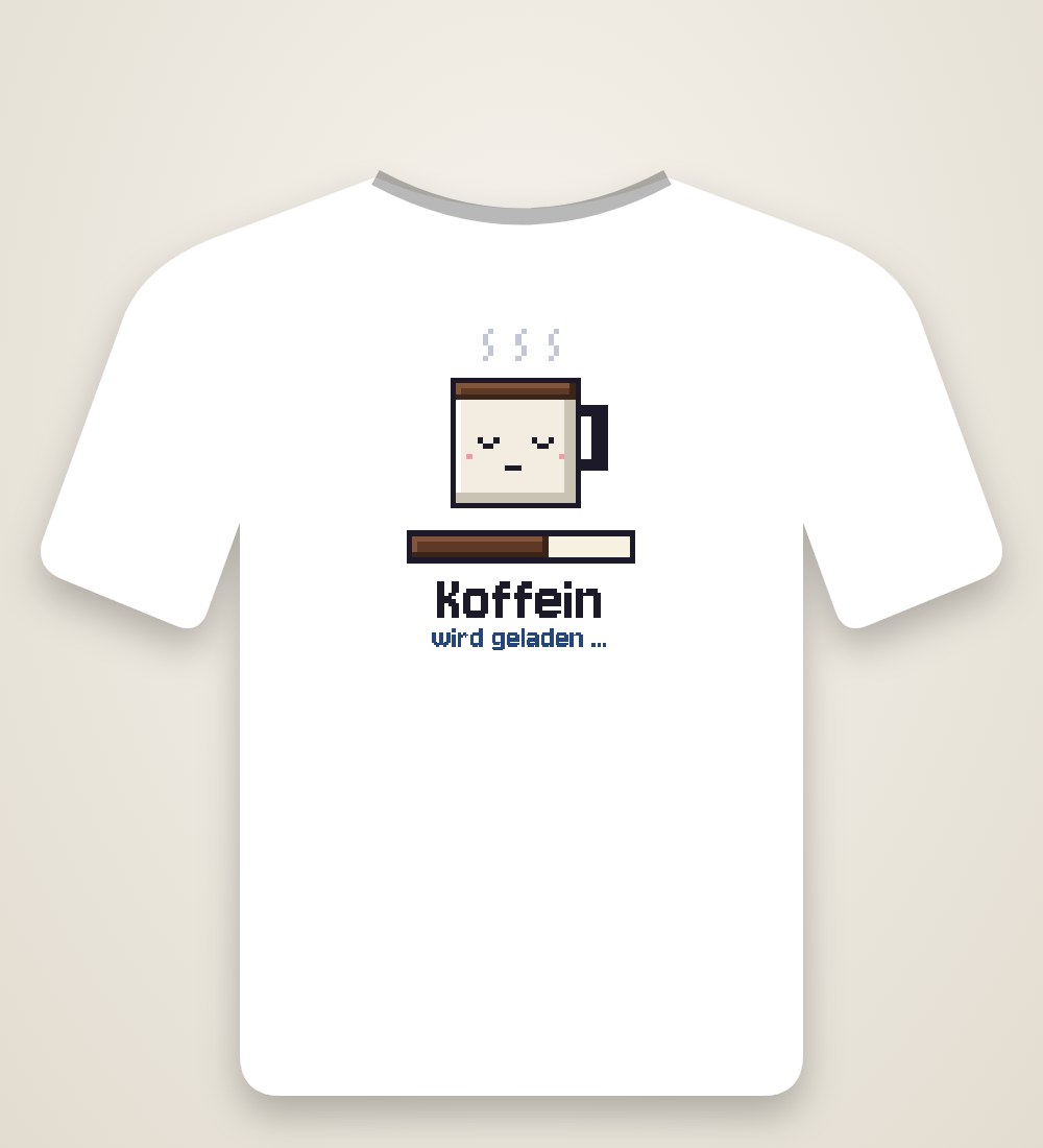 Coffee cup: Koffein wird geladen …