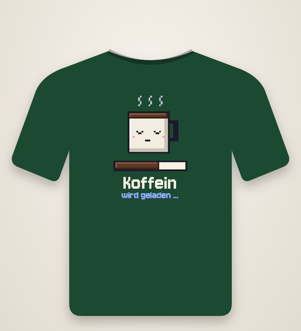 Coffee cup: Koffein wird geladen …
