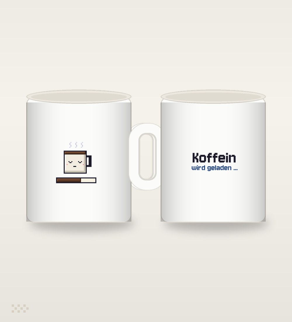 Kaffeetasse: Koffein wird geladen …