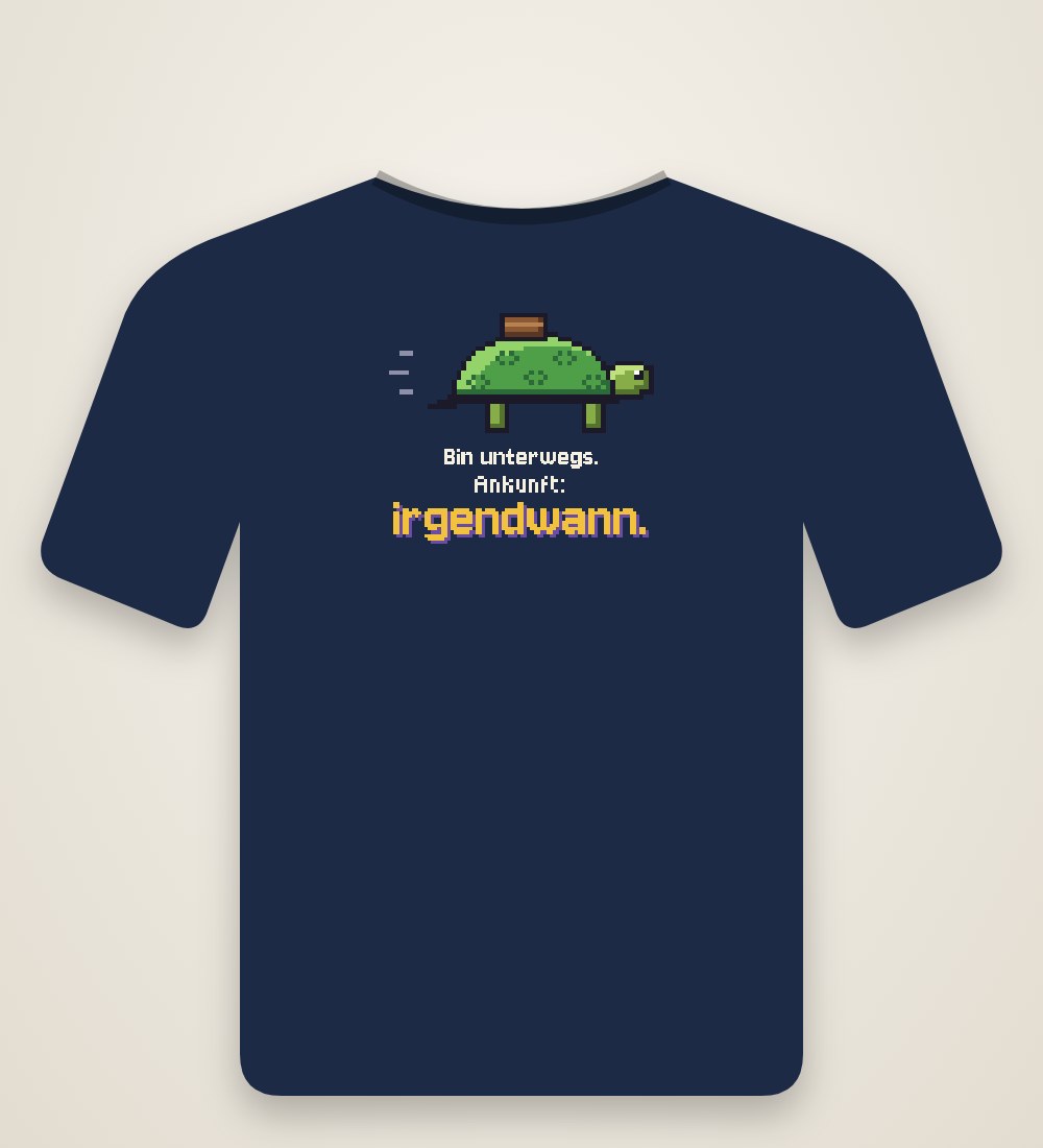 Tortoise: Bin unterwegs. Ankunft: irgendwann.