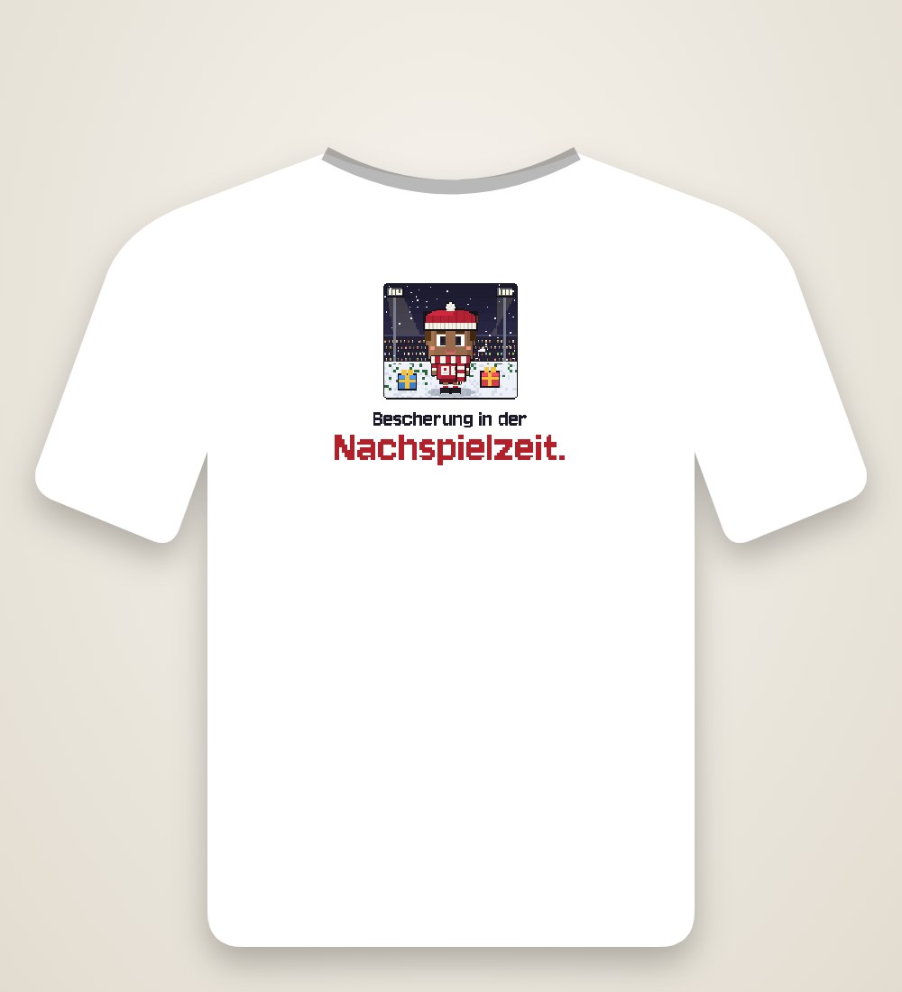 Spieler mit Geschenken: Bescherung in der Nachspielzeit.