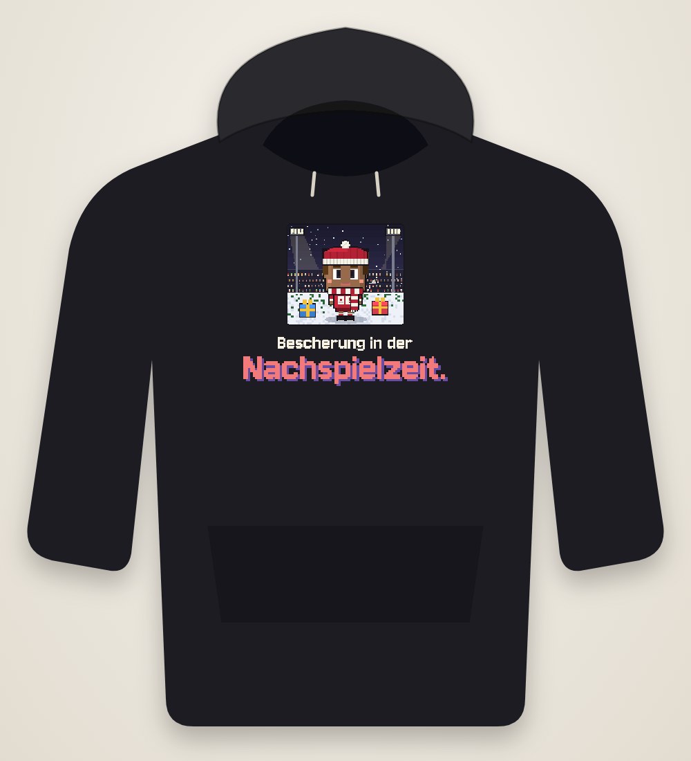 Spieler mit Geschenken: Bescherung in der Nachspielzeit.
