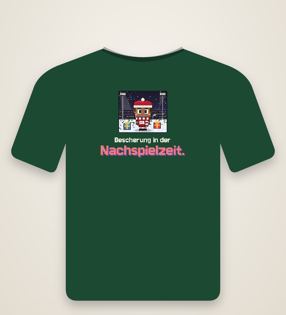 Spieler mit Geschenken: Bescherung in der Nachspielzeit.