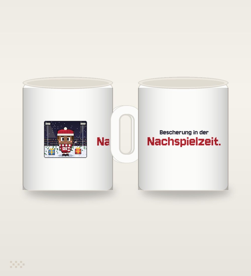 Spieler mit Geschenken: Bescherung in der Nachspielzeit.