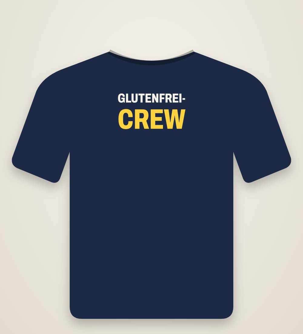 Kinder-T-Shirt „Glutenfrei-Crew“