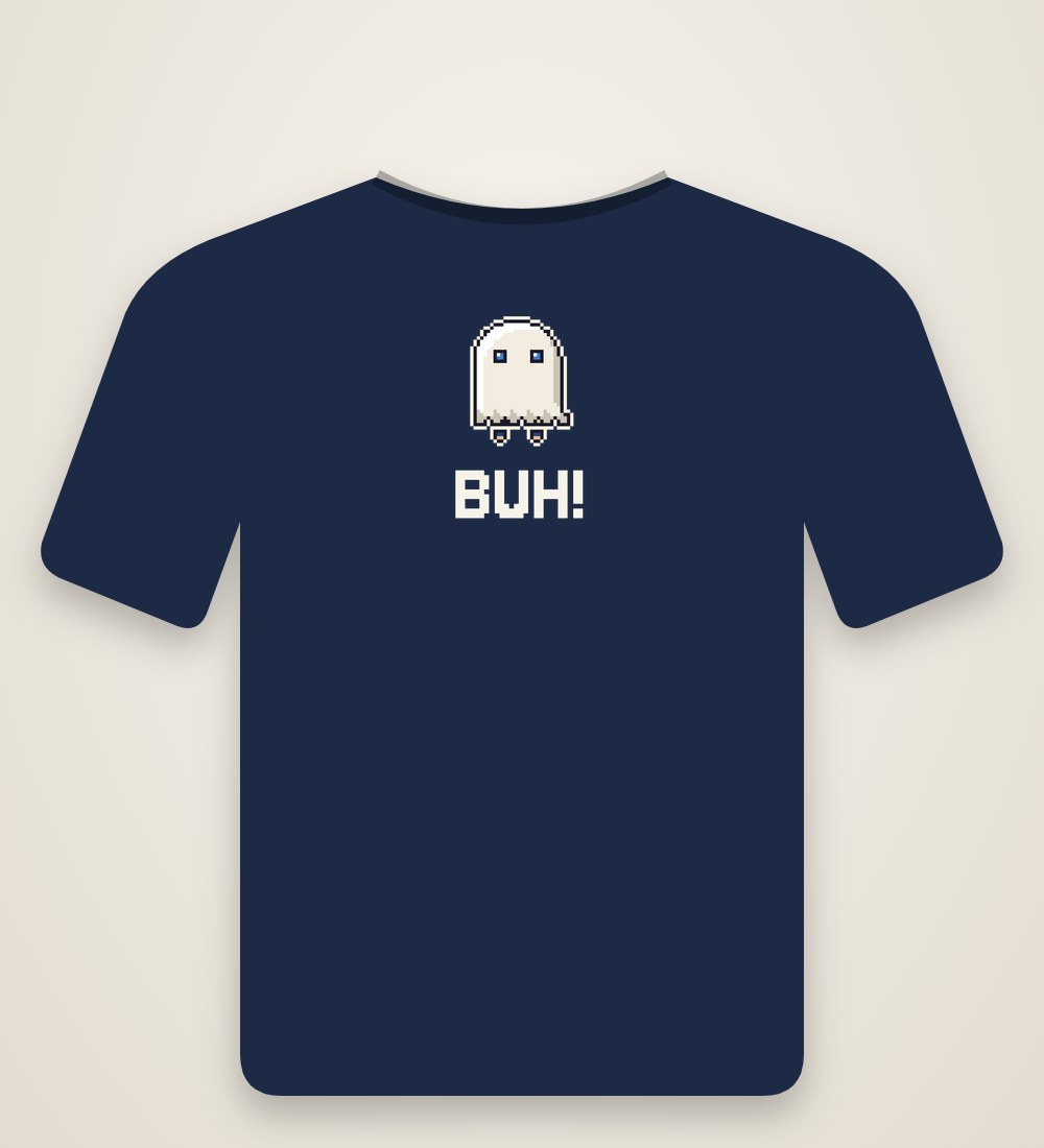 Kinder-T-Shirt „Buh!“