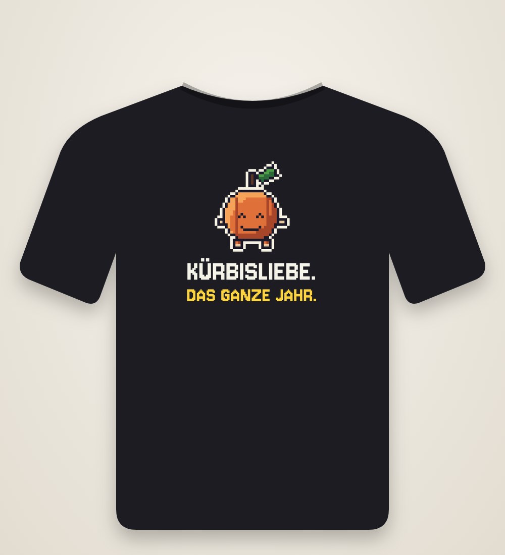 T-Shirt „Kürbisliebe das ganze Jahr“